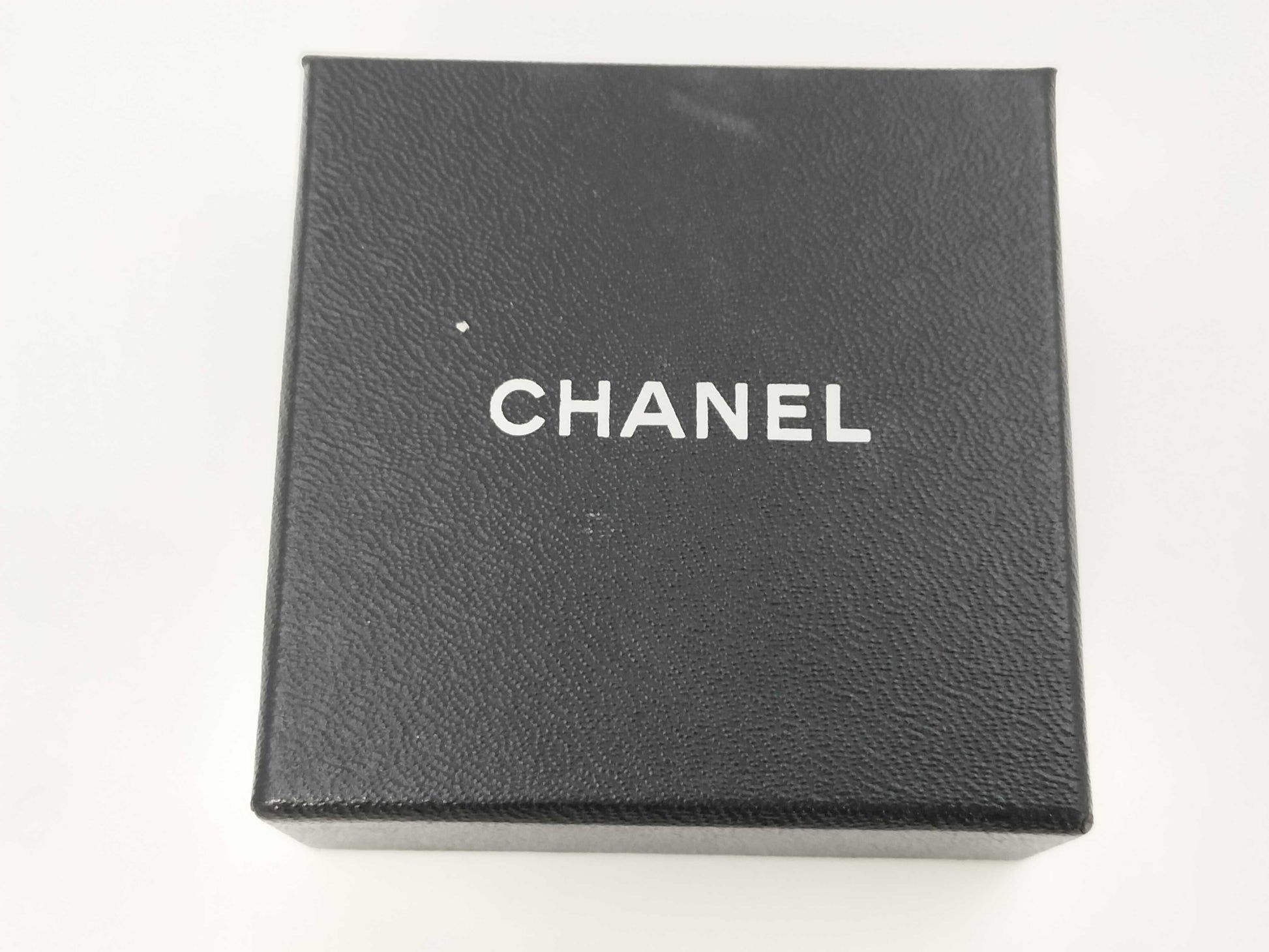 CHANEL CHANEL Coco Mark Swing Earrings with Black Stone