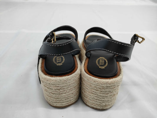 TODS Kate Sandals Black Sandals