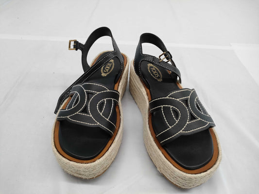 TODS Kate Sandals Black Sandals