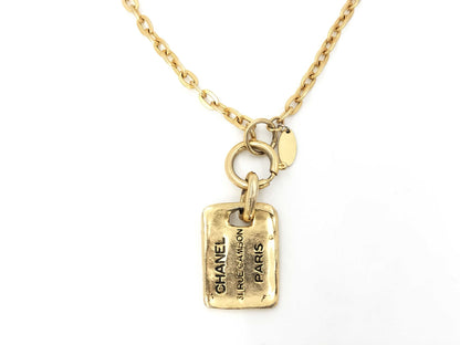 CHANEL CAMBON Necklace GP Gold Necklace Necklace