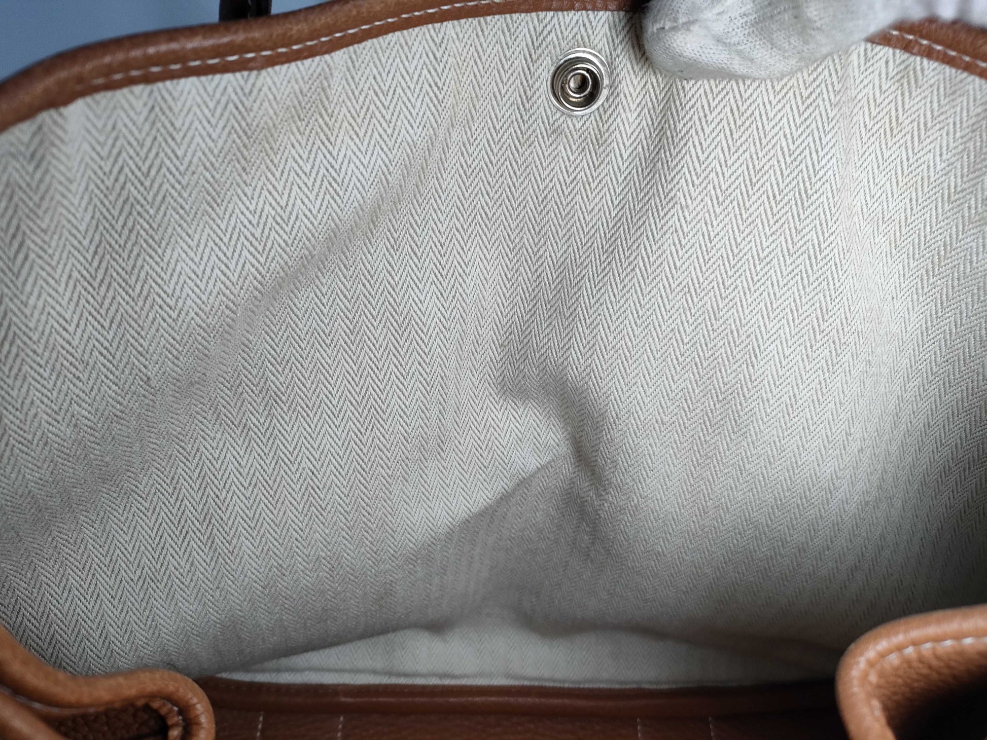 HERMES Garden Party Hermes Garden Party MM □N Stamped Tote Bag