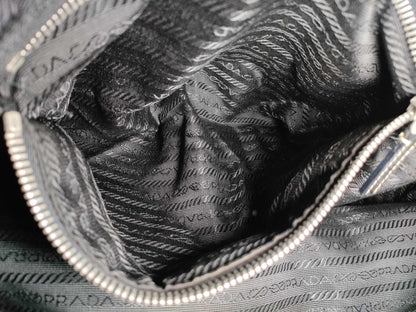 PRADA Prada Canvas Leather Handbag