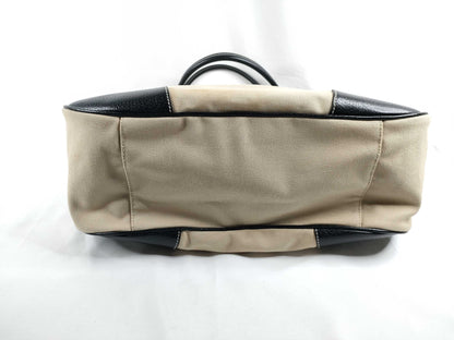 PRADA Prada Canvas Leather Handbag