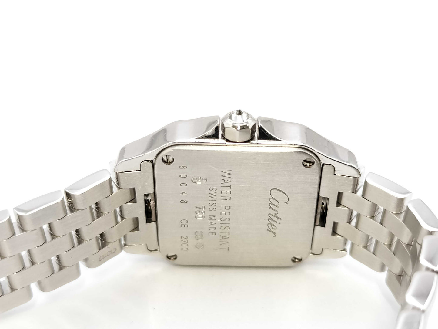 Cartier Santos de Cartier SM WF9003Y8 270080048CE Quartz 18K Gold Women's Watch