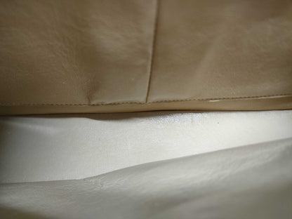 CHANEL Matelasse Matelasse 26 Double Flap Beige Shoulder Bag