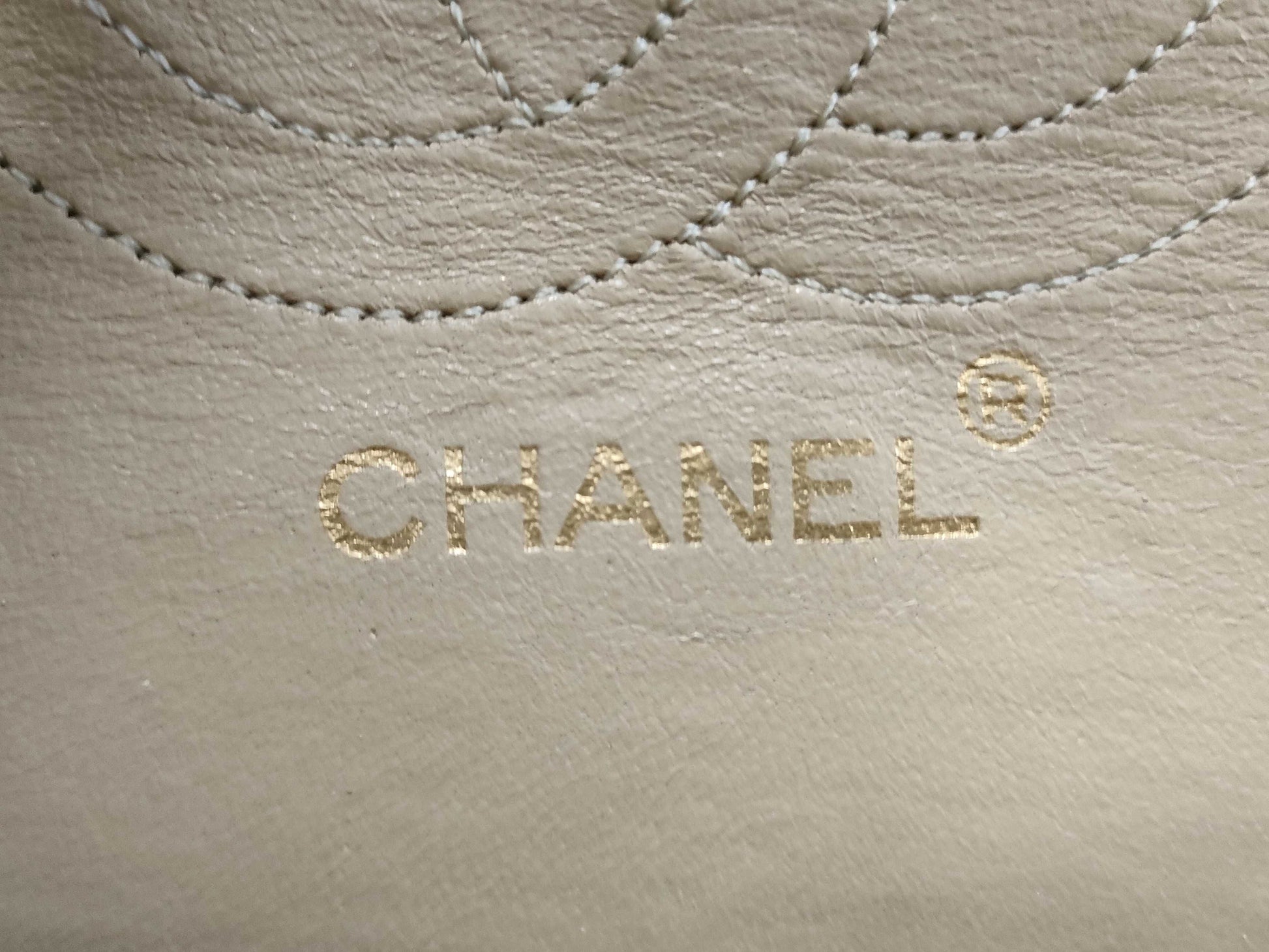 CHANEL Matelasse Matelasse 26 Double Flap Beige Shoulder Bag