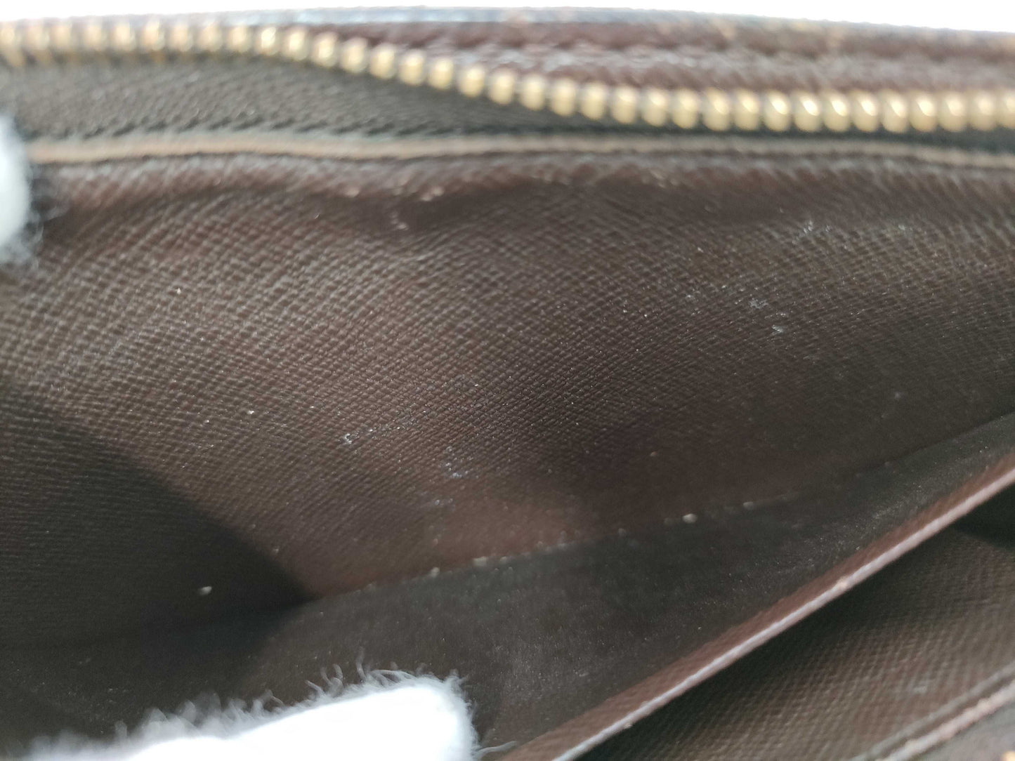 LOUIS VUITTON Damier Porte Monnaie Zippy Wallet Long Wallet