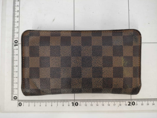 LOUIS VUITTON Damier Porte Monnaie Zippy Wallet Long Wallet