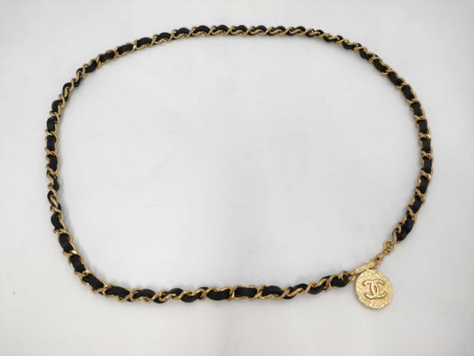 CHANEL CHANEL Chain Belt Shoulder Strap Coco Mark 1982 Belt