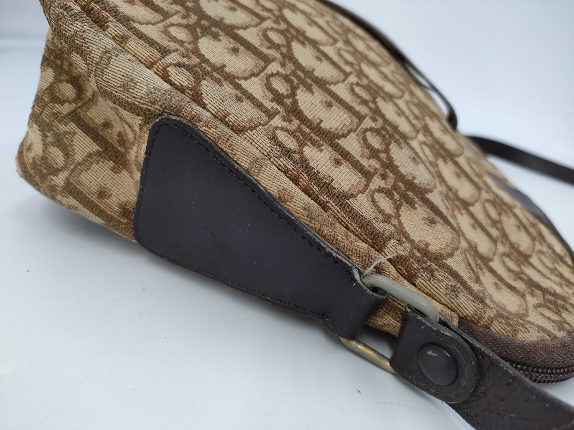 Dior Trotter Canvas Shoulder Bag