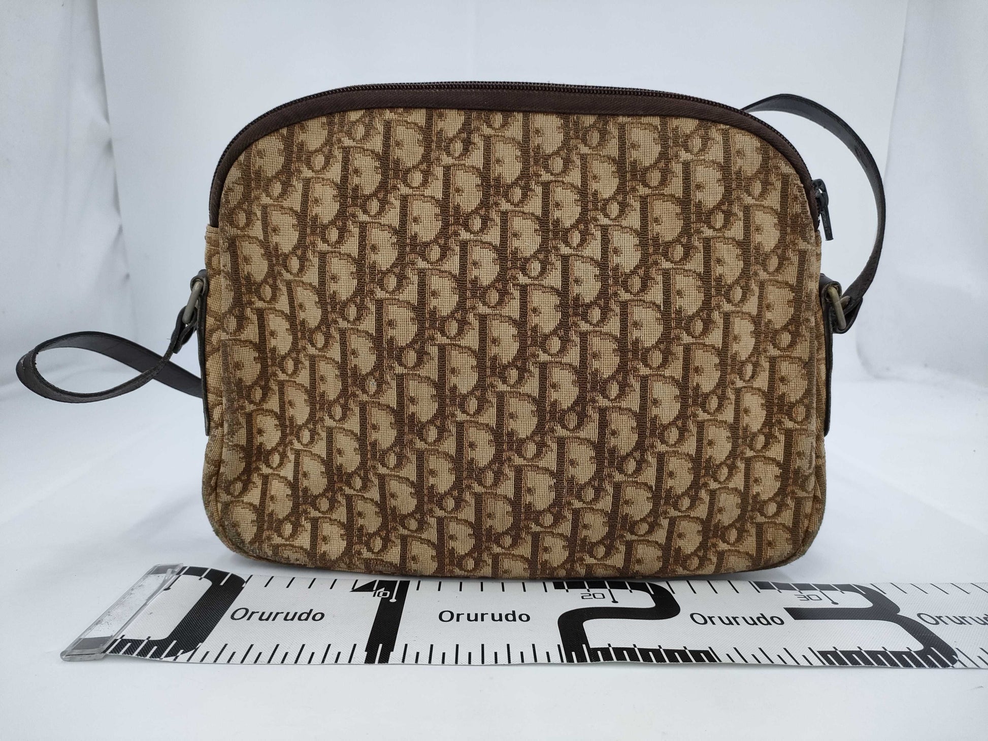 Dior Trotter Canvas Shoulder Bag