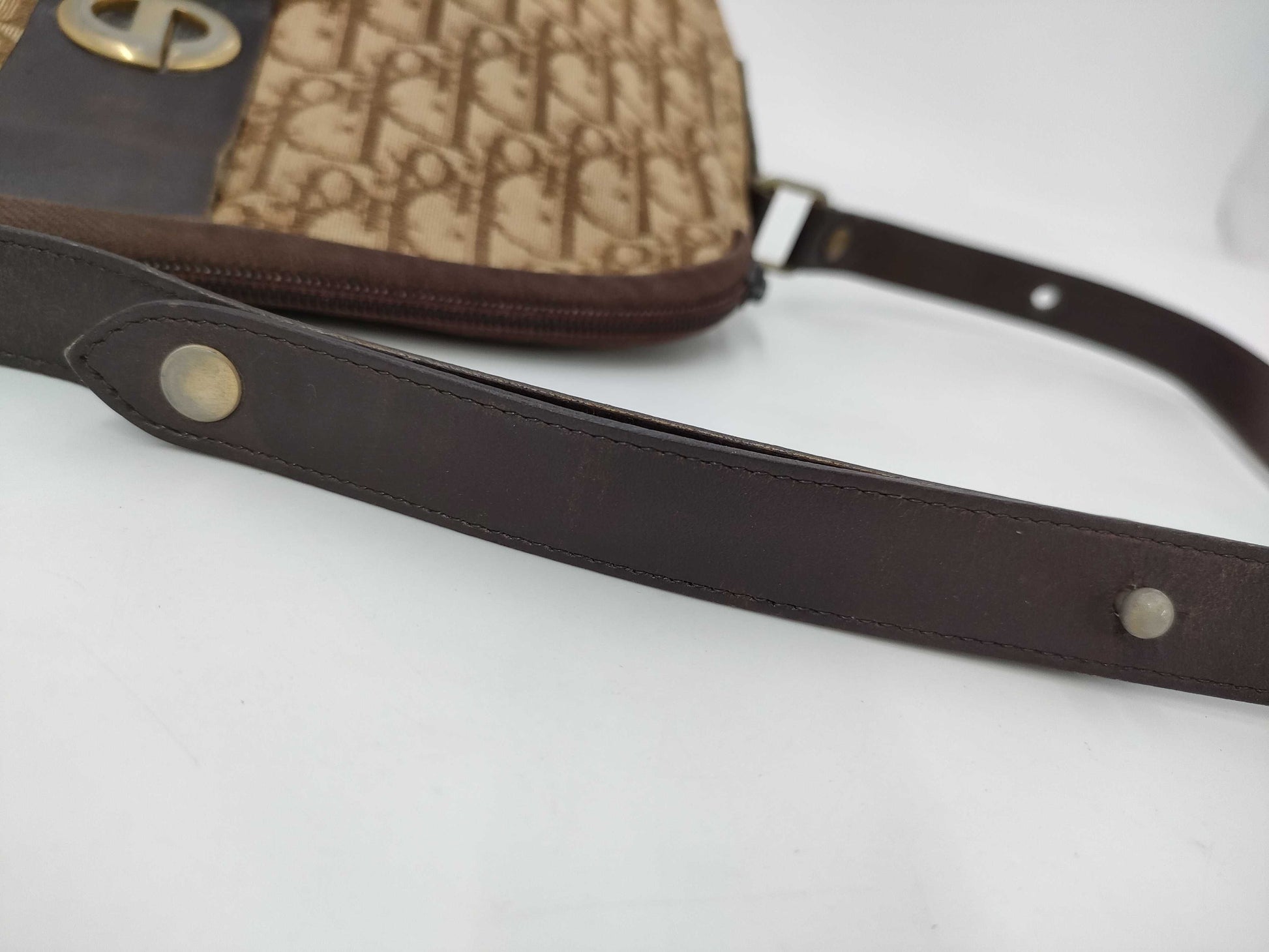 Dior Trotter Canvas Shoulder Bag