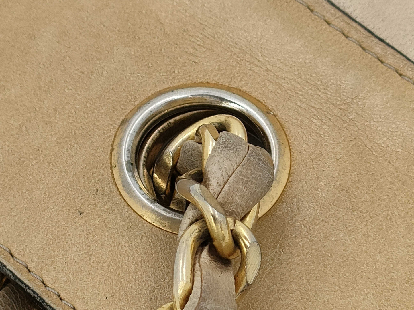 CHANEL CHANEL Lambskin Chain Tote Bag Bag