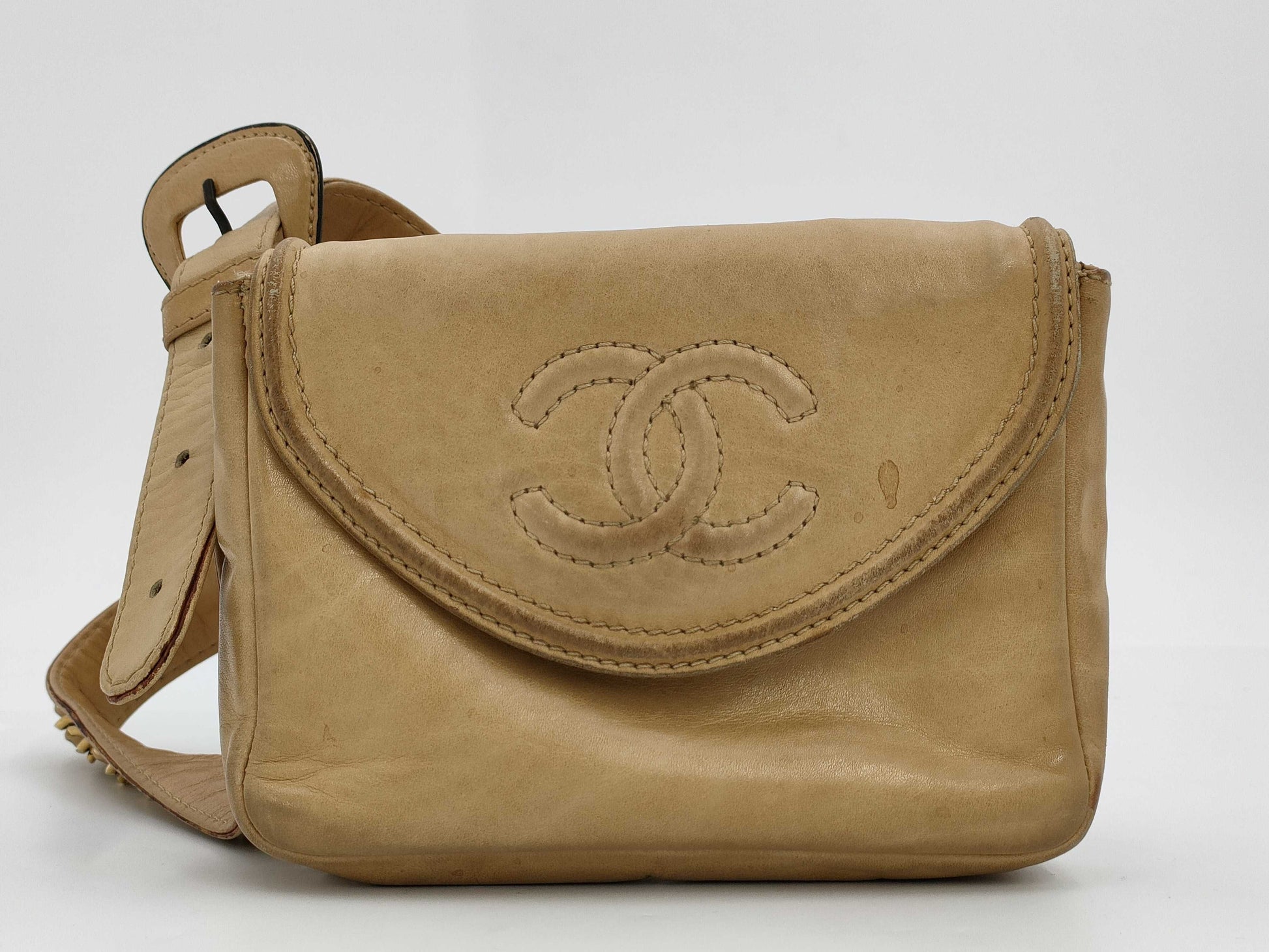 CHANEL CHANEL Lambskin Waist Shoulder Bag Bag