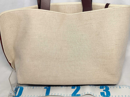 VALENTINO RED VALENTINOV logo tote bag