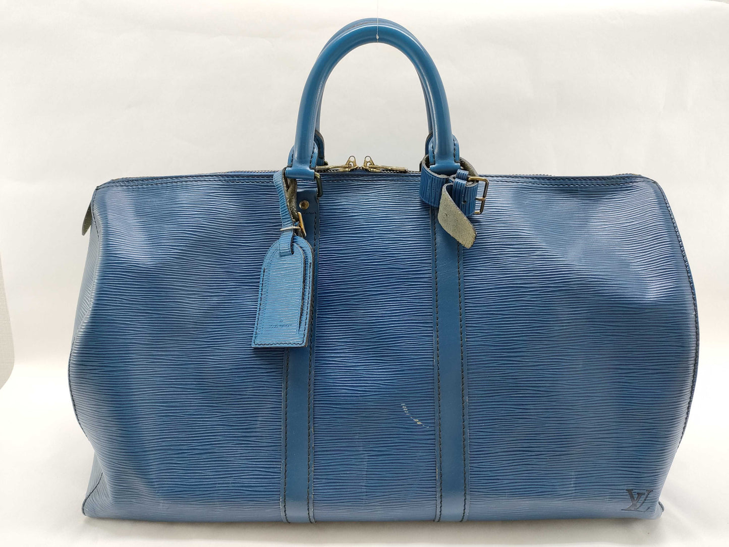 LOUIS VUITTON Epi Keepall 45 Boston Bag M42975