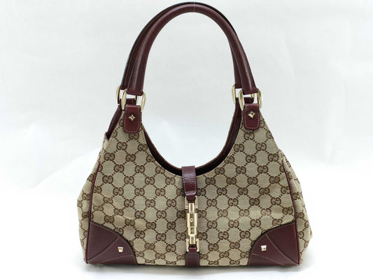 GUCCI GG Canvas GUCCIGG New Jackie 124407 Handbag