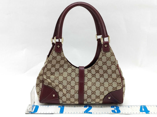 GUCCI GG Canvas GUCCIGG New Jackie 124407 Handbag