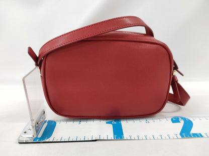 Salvatore Ferragamo Gancini Mini Shoulder Bag in Red