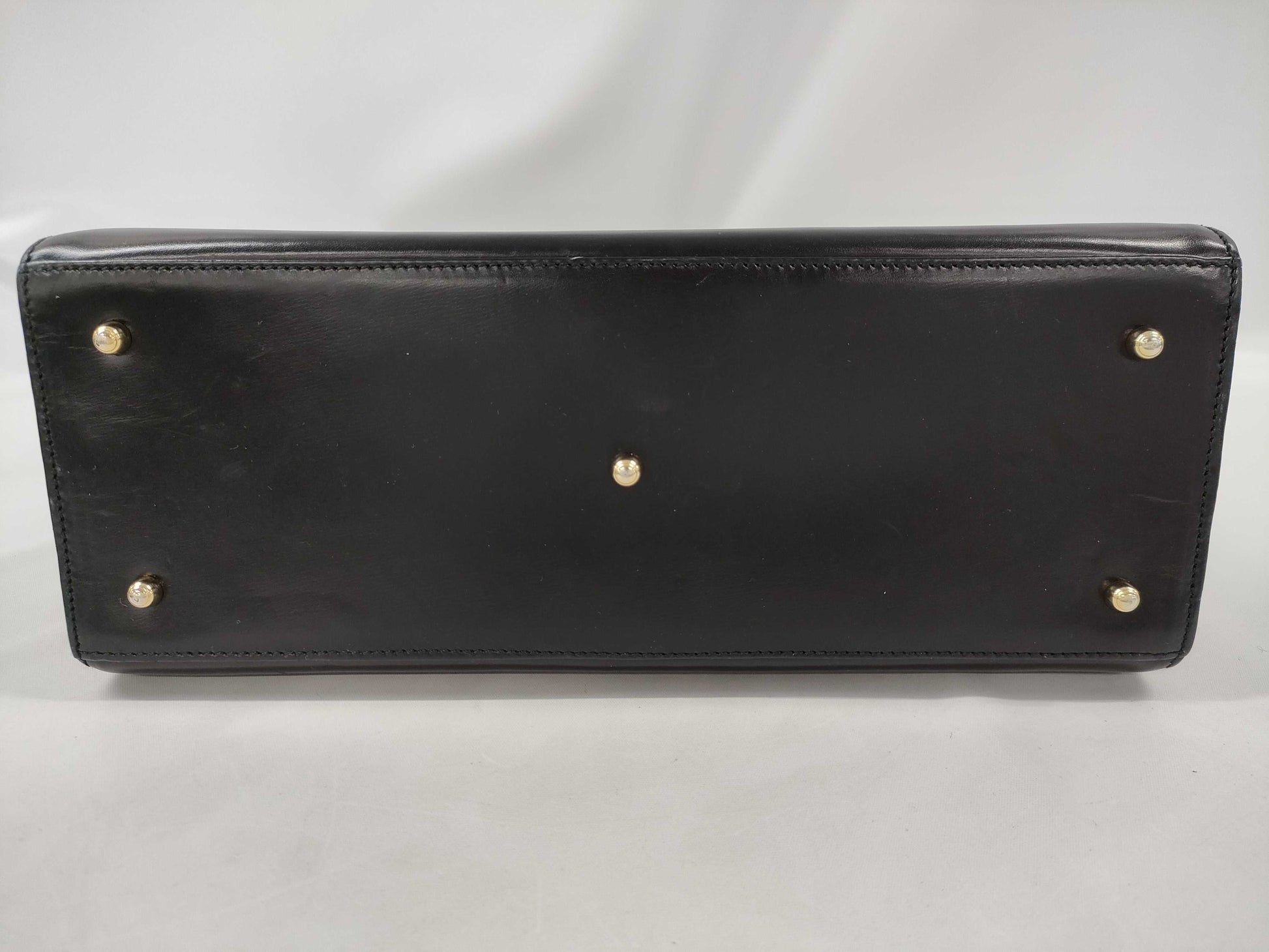 GUCCI 000.256.0192 2-Way Handbag with Stitching, Ladylock Handbag