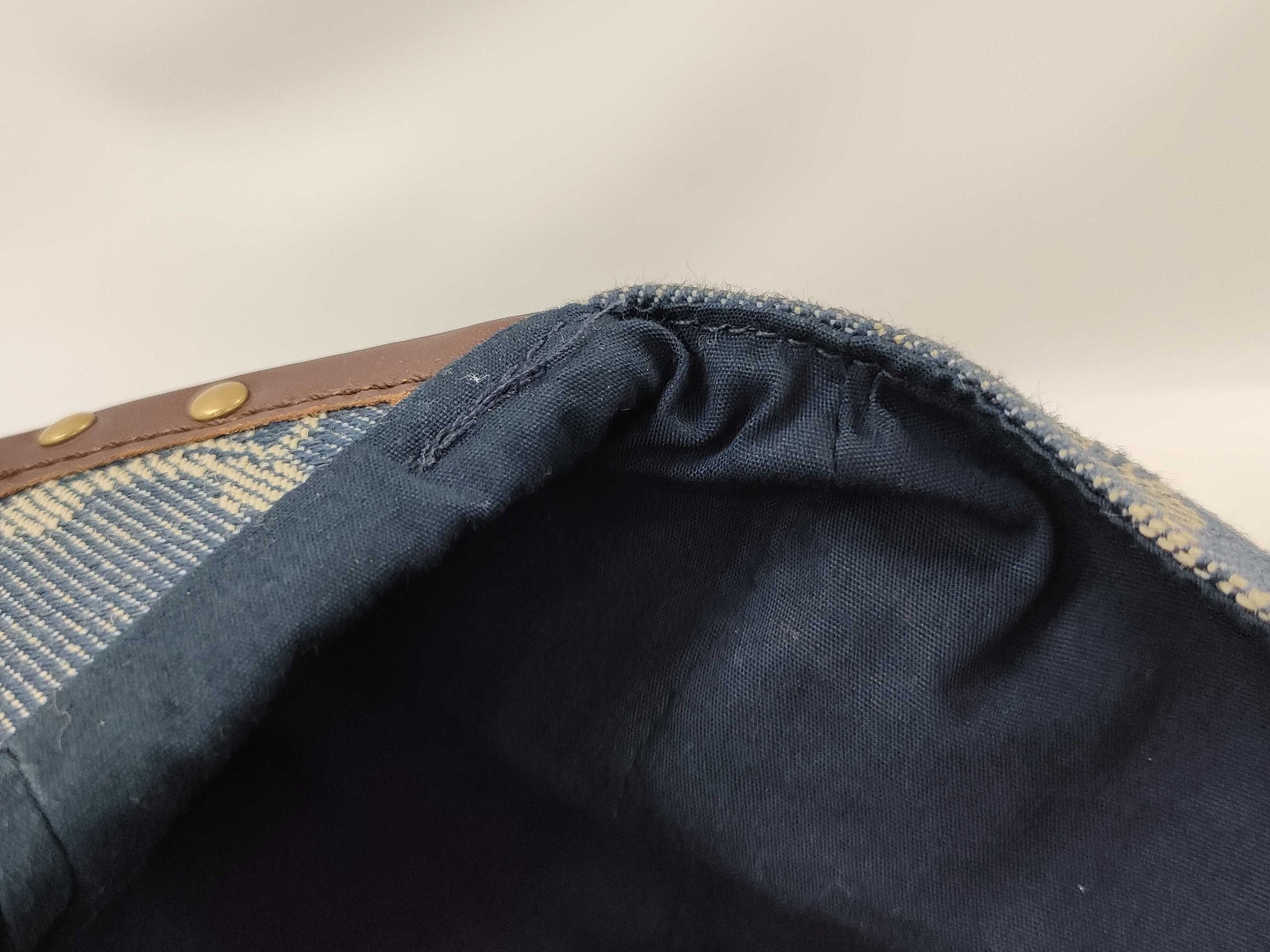 CELINE Paris Macadam Newsboy Cap, Navy, Size M, Other Accessories