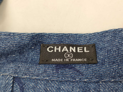 CHANEL Chanel Sun Visor Denim Coco Mark Hat Other Apparel