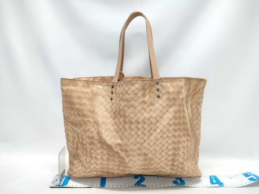 BOTTEGA VENETA Bottega Intreccio Nylon Handbag Orange Handbag Tote Bag