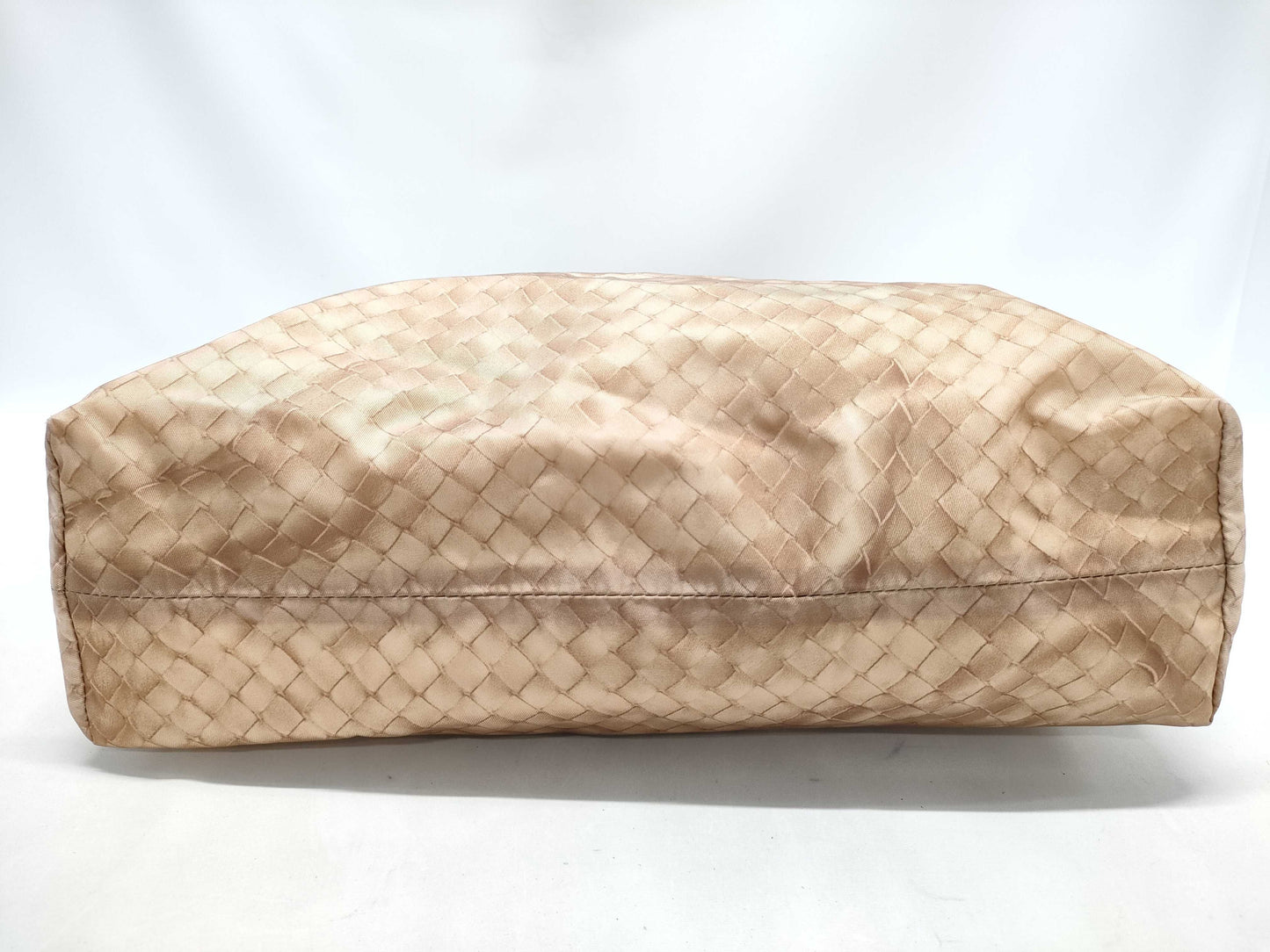 BOTTEGA VENETA Bottega Intreccio Nylon Handbag Orange Handbag Tote Bag