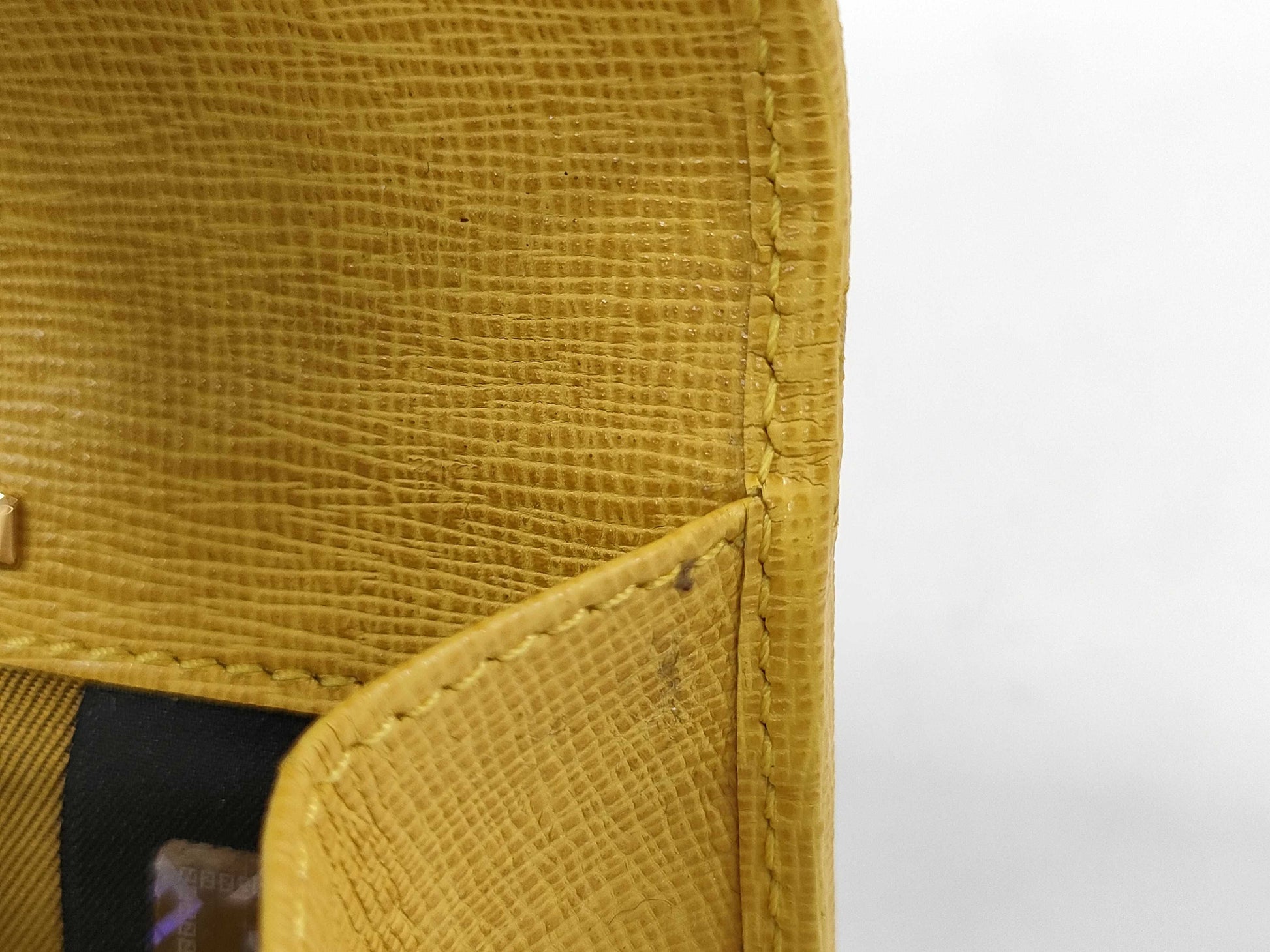 FENDI Zucca pattern wallet, yellow