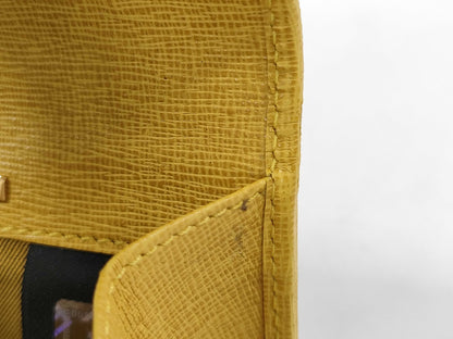 FENDI Zucca pattern wallet, yellow