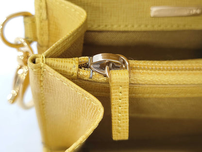 FENDI Zucca pattern wallet, yellow