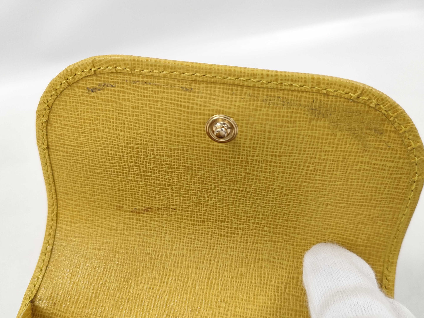 FENDI Zucca pattern wallet, yellow