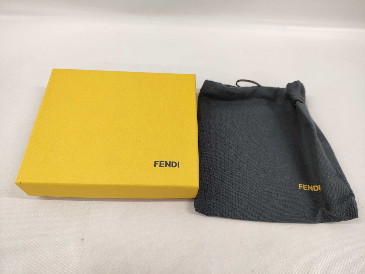 FENDI Zucca pattern wallet, yellow