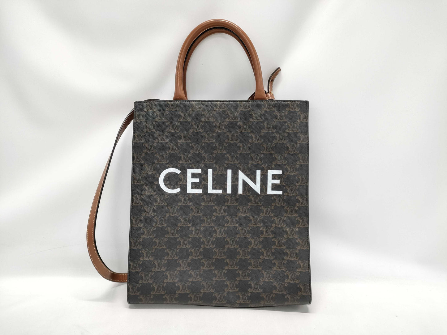 CELINE Vertical Cabas Handbag with ST