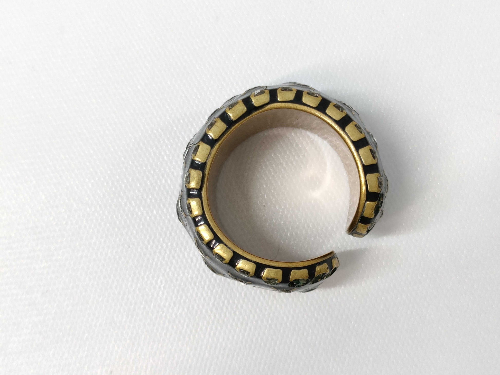 CHANEL Rhinestone Ring