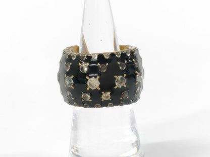 CHANEL Rhinestone Ring