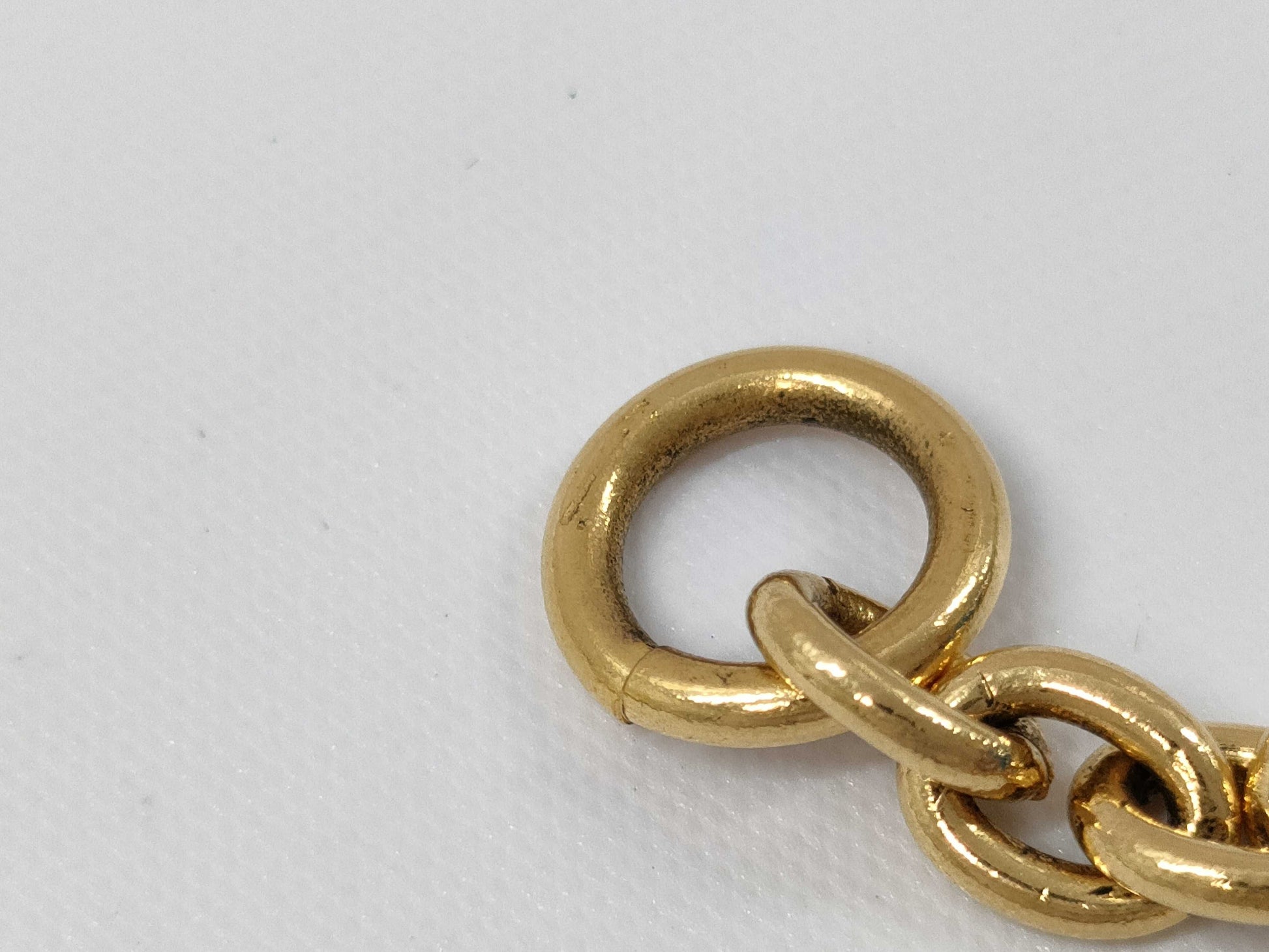 CHANEL CHANEL Coco Mark Matelasse Gold Necklace