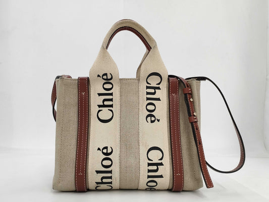 Chloe Woody Small 2-way Tote Bag Handbag