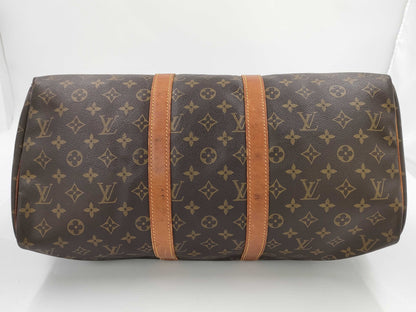 LOUIS VUITTON Monogram Keepall 45 Boston Bag