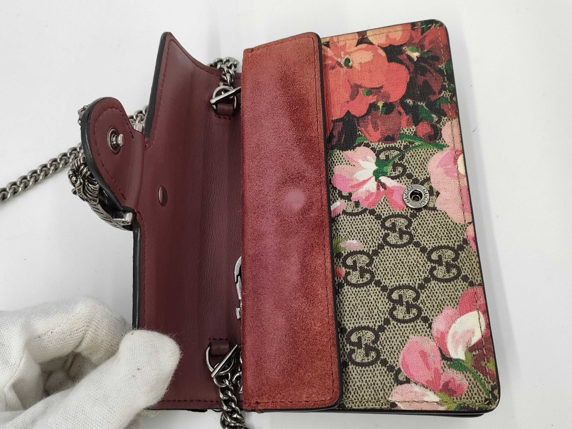 GUCCI GG Blooms Dionysus Chain Shoulder Bag