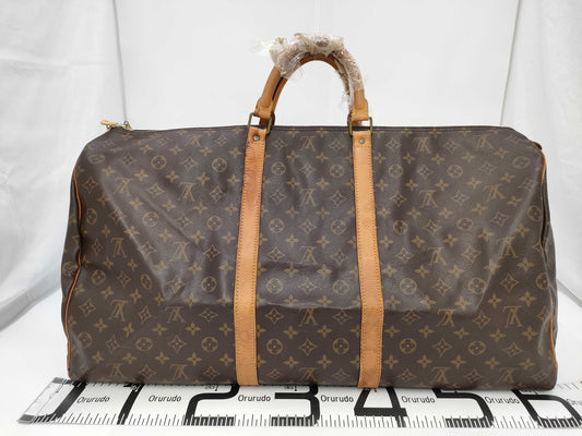 LOUIS VUITTON Monogram Keepall Boston Bag