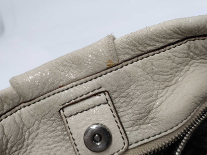PRADA Prada Chain Beige Shoulder Bag