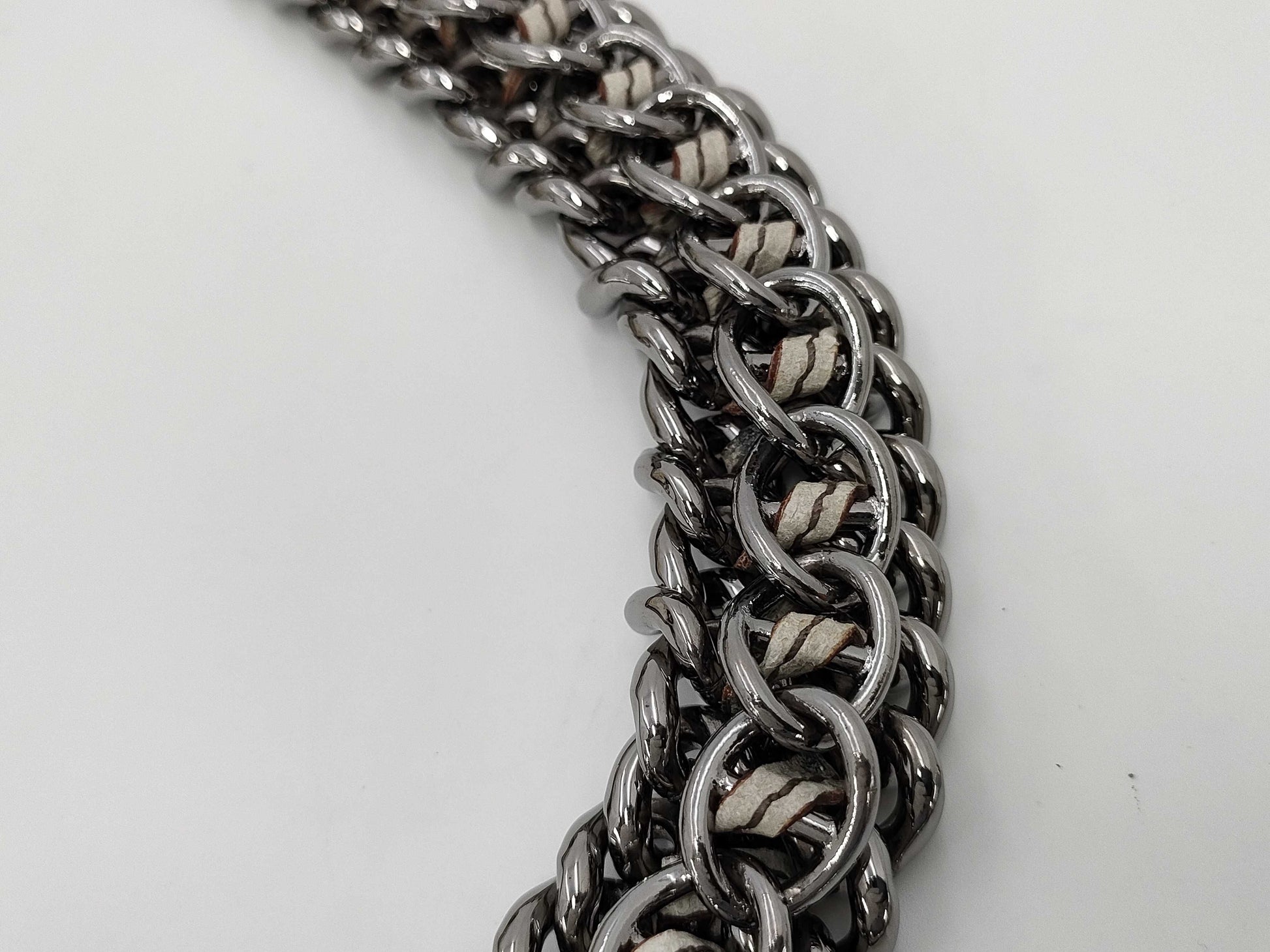 PRADA Prada Chain Beige Shoulder Bag
