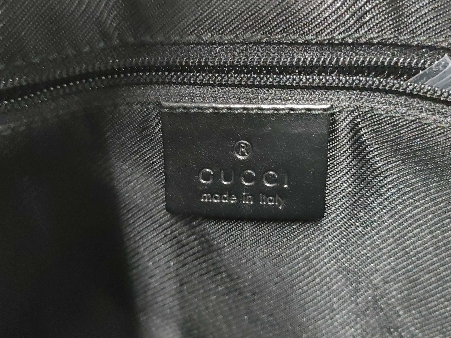 GUCCI GG Canvas Jackie Black One-Shoulder Shoulder Bag