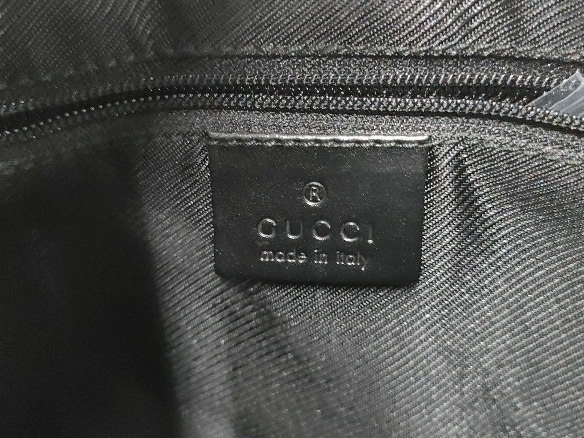 GUCCI GG Canvas Jackie Black One-Shoulder Shoulder Bag
