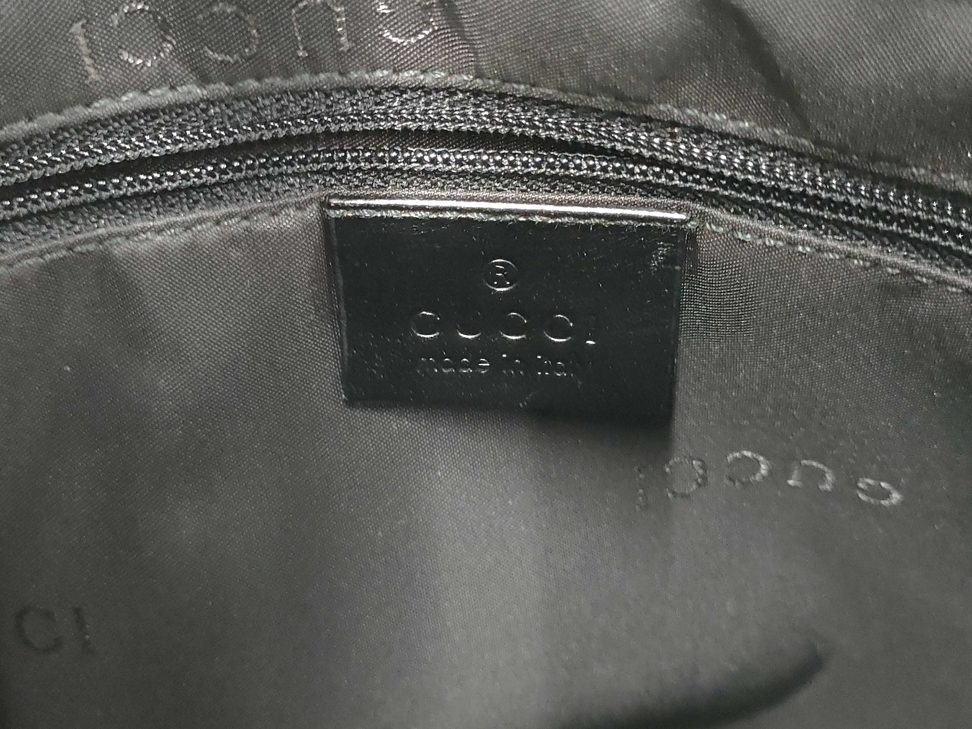 GUCCI Bamboo Canvas Tote Bag