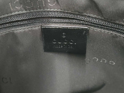 GUCCI Bamboo Canvas Tote Bag