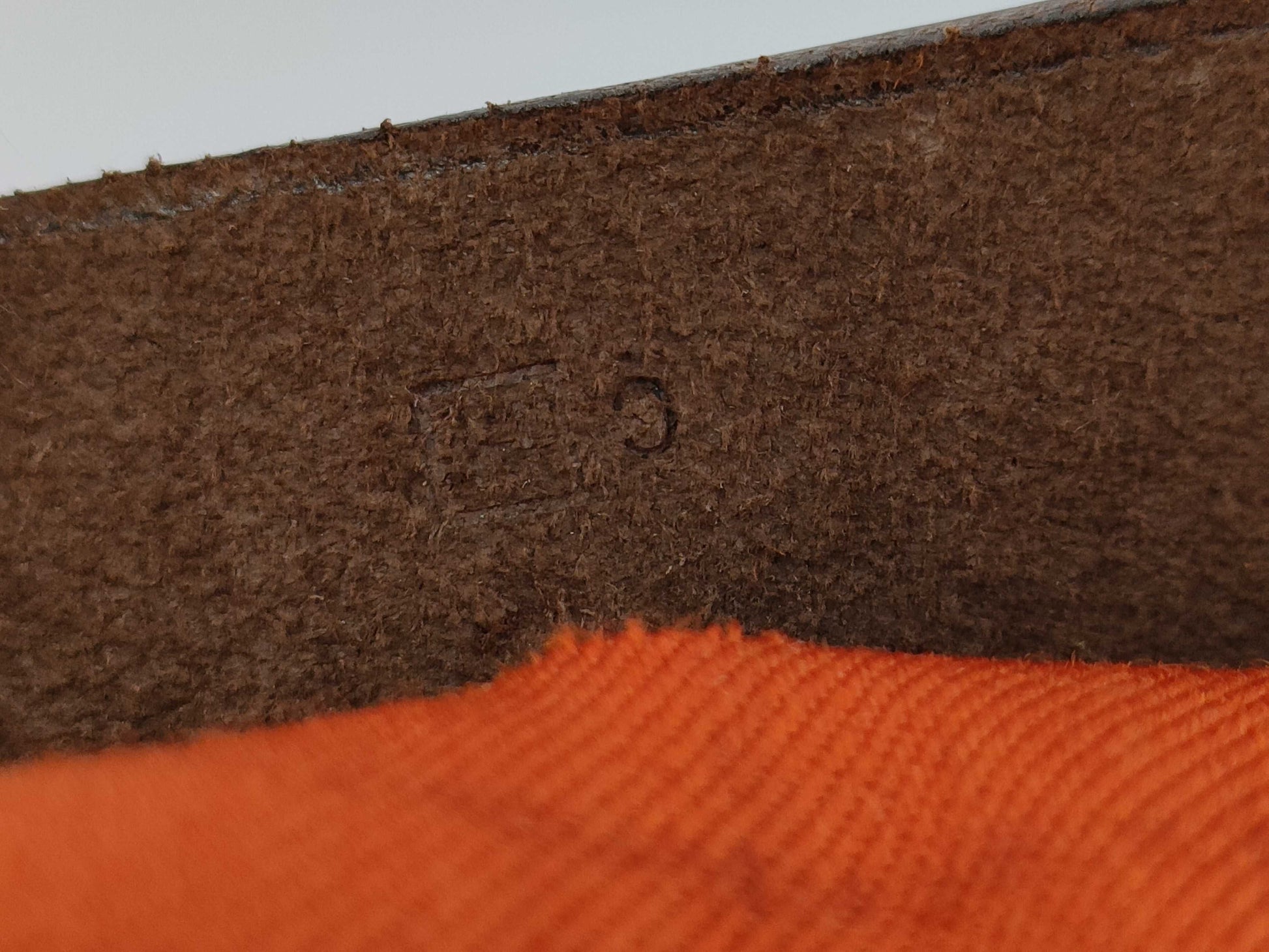 HERMES Hermes Airbag TPM □H Orange Shoulder Bag