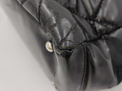 CHANEL Paris-Biarritz Patent No. 13 Black Tote Bag
