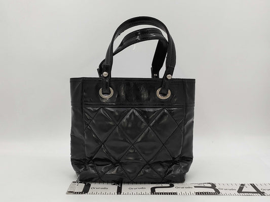 CHANEL Paris-Biarritz Patent No. 13 Black Tote Bag